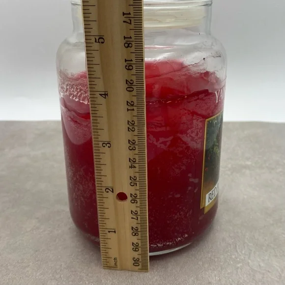 Yankee Candle Red Berry And Cedar 22 Oz Holiday Christmas Partially Used - Picture 7 of 9